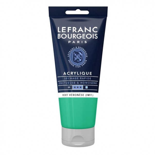 Lefranc & Bourgeois 80ml Fine Acrylic 549 Veronese Green Shade Serie 1