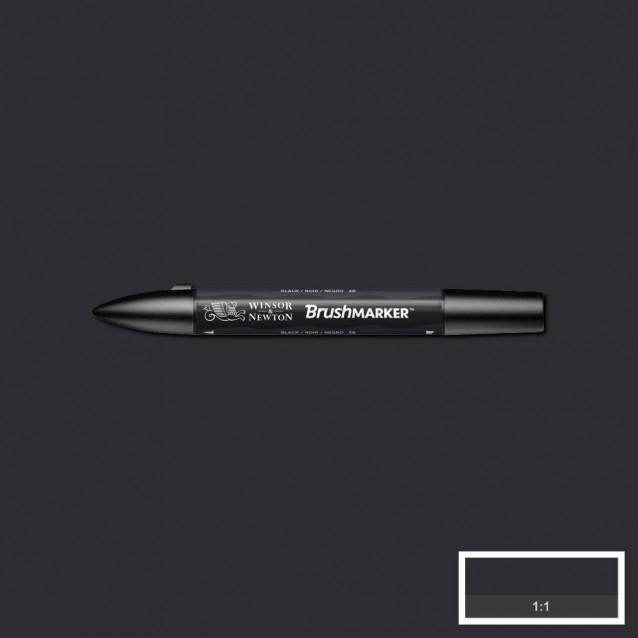 Winsor & Newton Μαρκαδόρος Promarker Brush XB Black