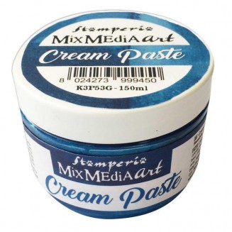 Stamperia 150ml Cream Paste Metallic Blue