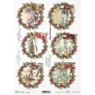 Itd. Collection Ριζόχαρτο Decoupage A4 (21x29,7cm) Christmas - Winter Pictures II