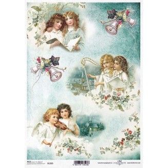 Itd. Collection Ριζόχαρτο Decoupage A4 (21x29,7cm) Retro Angel I