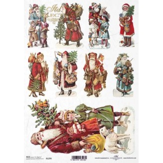 Itd. Collection Ριζόχαρτο Decoupage A4 (21x29,7cm) Christmas - Santa Claus