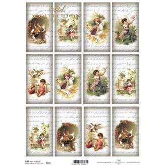 Itd. Collection Ριζόχαρτο Decoupage A4 (21x29,7cm) Small Pictures With Angels