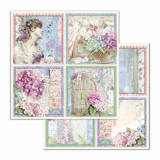 Stamperia Χαρτί Scrapbooking 30,5x30,5cm Διπλής Όψης 4 cards