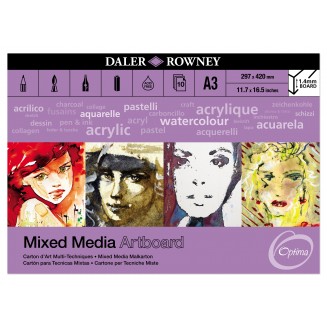 Daler Rowney Mixed Media Artboards 10Φ A3 (29,7x42 cm) πάχος 1,4mm