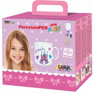 Kreul PorcelainPen Easy Set με Κούπα Κορίτσι