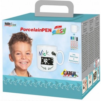 Kreul PorcelainPen Easy Set με Κούπα Αγόρι