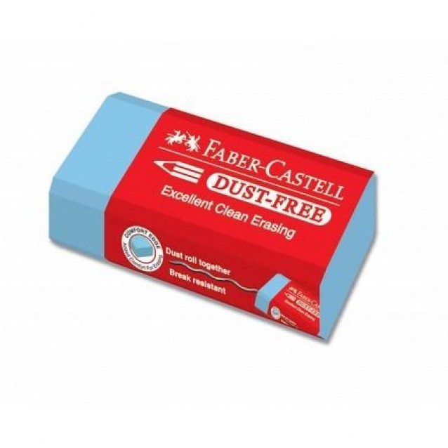 Faber Castell Γόμα Dust Free Χρωματιστή