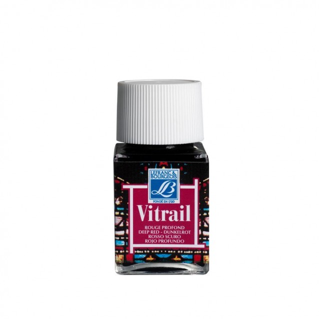 Lefranc & Bourgeois 50ml Vitrail 466 Deep Red