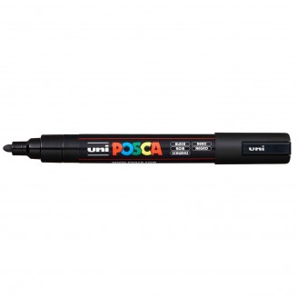 Posca Μαρκαδόρος PC-5M Μεσαίος 1,8-2,5mm Μαύρο