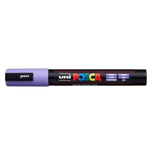 Posca Μαρκαδόρος PC-5M Μεσαίος 1,8-2,5mm Βιολέ