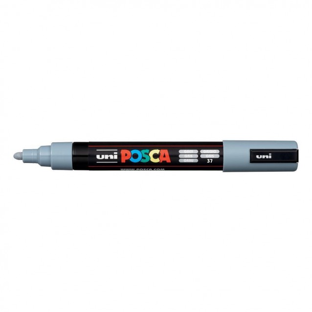 Posca Μαρκαδόρος PC-5M Μεσαίος 1,8-2,5mm Γκρί