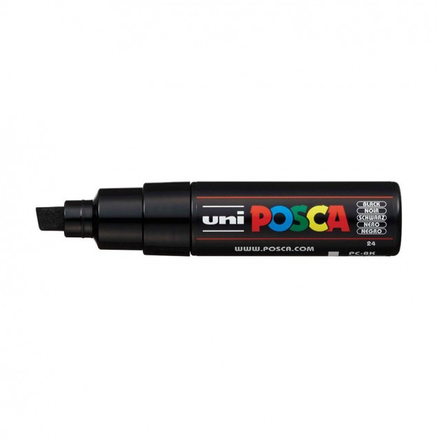 Posca Μαρκαδόρος PC-8K Χονδρός 8mm Μαύρο