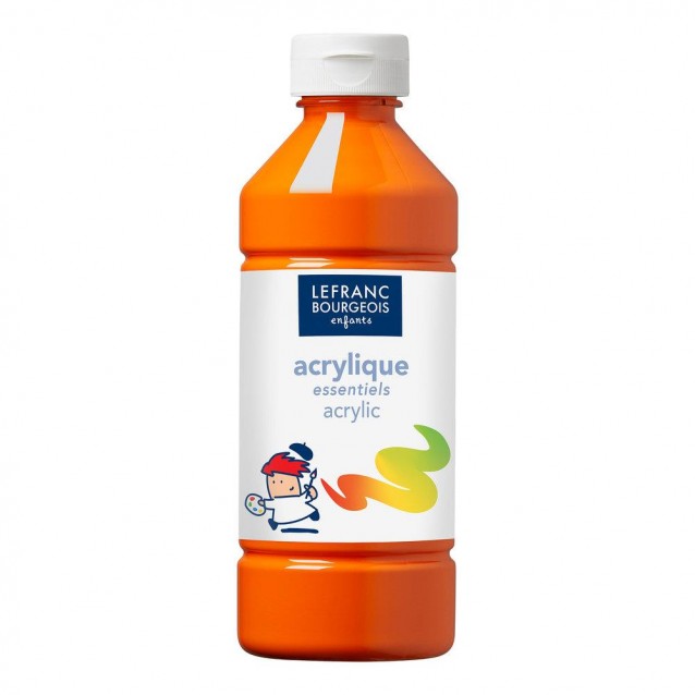 Lefranc & Bourgeois 500ml Acrylic Orange