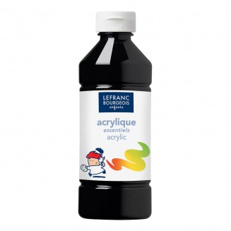 Lefranc & Bourgeois 500ml Acrylic Black