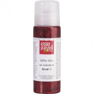 Knorr Prandell 50ml Κόλλα Glitter Κόκκινο