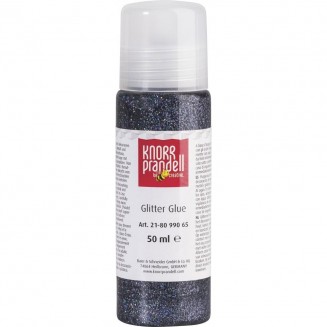 Knorr Prandell 50ml Κόλλα Glitter Μαύρο