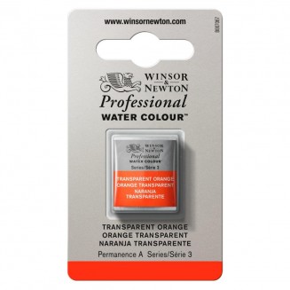 Winsor & Newton Half Pan Ακουαρέλας Professional 650 Transparent Orange Series 3