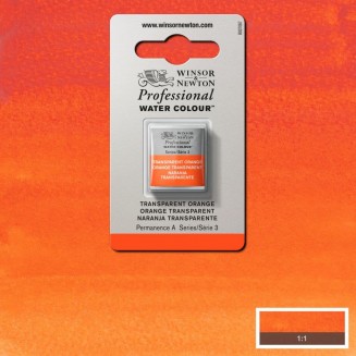 Winsor & Newton Half Pan Ακουαρέλας Professional 650 Transparent Orange Series 3