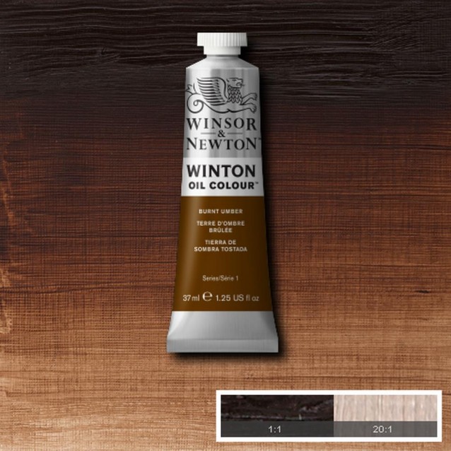 Winsor & Newton 37ml Winton Oil Burnt Umber