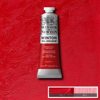 Winsor & Newton 37ml Winton Oil Cadmium Red Deep Hue