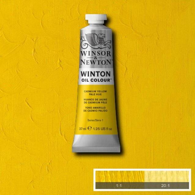 Winsor & Newton 37ml Winton Oil Cadmium Yellow Pale Hue