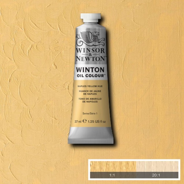 Winsor & Newton 37ml Winton Oil Naples Yellow Hue