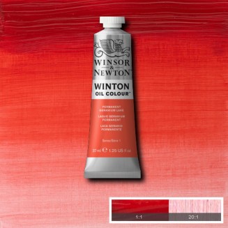 Winsor & Newton 37ml Winton Oil Permanent Geranium Lake