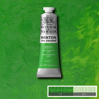 Winsor & Newton 37ml Winton Oil Permanent Green Light