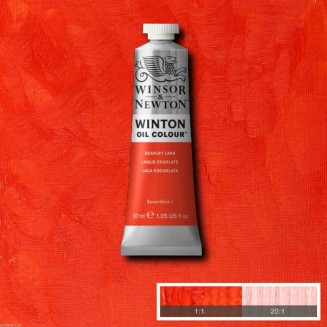 Winsor & Newton 37ml Winton Oil Scarlet Lake