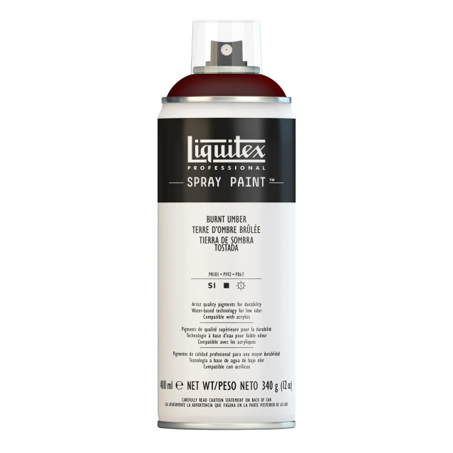 Liquitex Professional 400ml Acrylic Spray 128 Burnt Umber