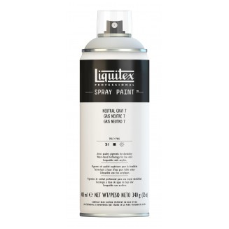 Liquitex Professional 400ml Acrylic Spray 599 Neutral Grey 7