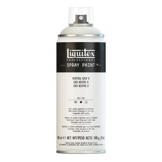 Liquitex Professional 400ml Acrylic Spray 599 Neutral Grey 8