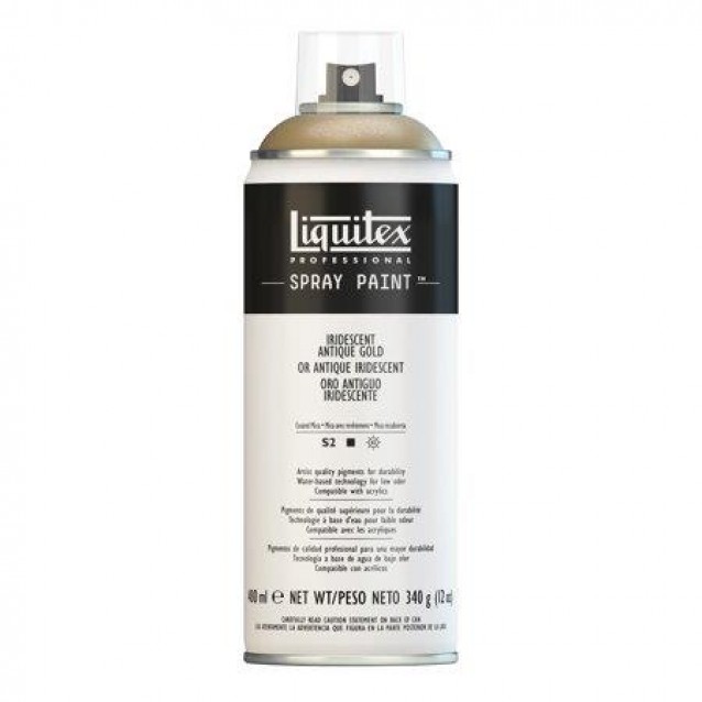 Liquitex Professional 400ml Acrylic Spray 237 Iridescent Antique Gold