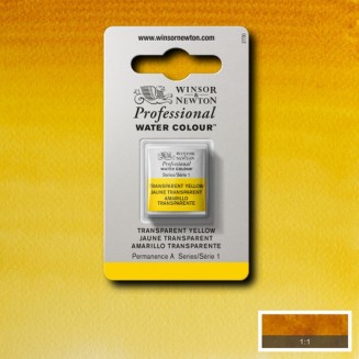 Winsor & Newton Half Pan Ακουαρέλας Professional 653 Transparent Yellow Series 1