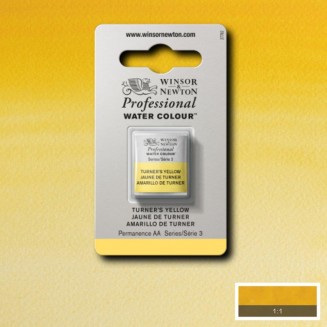 Winsor & Newton Half Pan Ακουαρέλας Professional 649 Turners Yellow Series 3