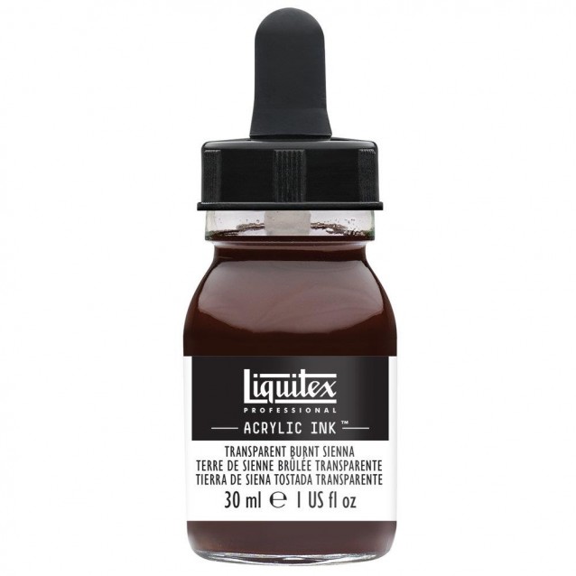 Liquitex Professional Acrylic Ink 30ml 129 Transparent Burnt Sienna