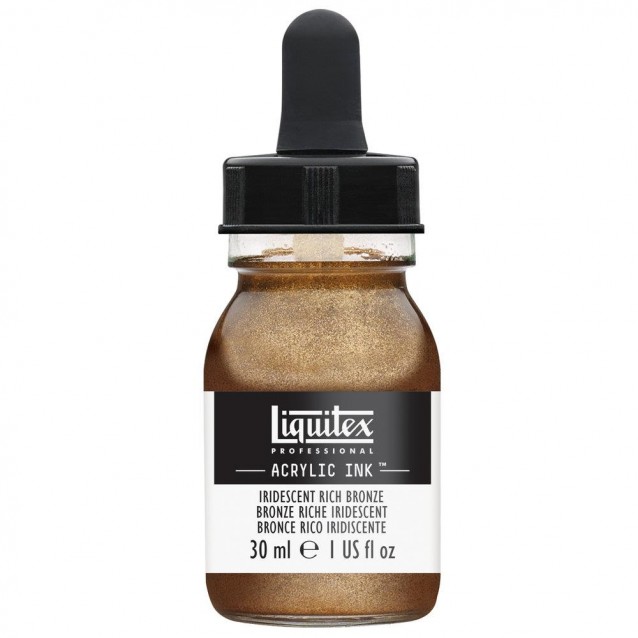 Liquitex Professional Acrylic Ink 30ml 229 Iridescent Rich Bronze