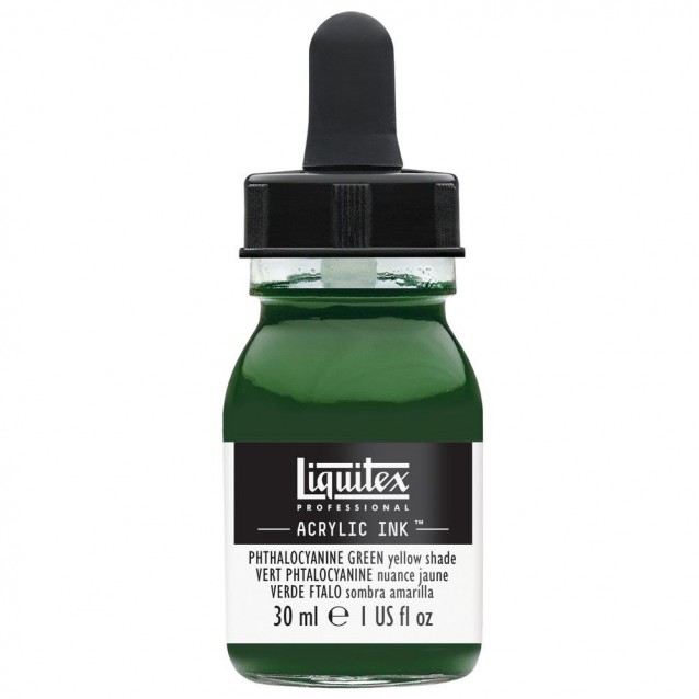 Liquitex Professional Acrylic Ink 30ml 319 Phthalocyanine Green (Yellow Shade)