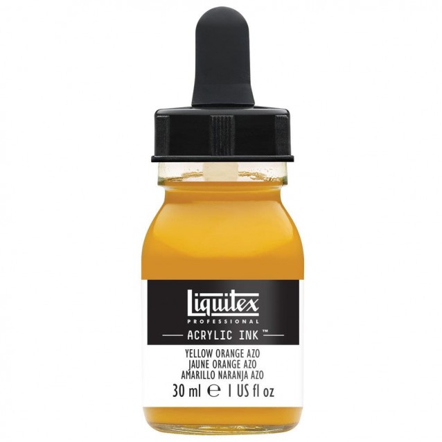 Liquitex Professional Acrylic Ink 30ml 414 Yellow Orange Azo