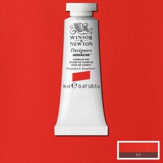 Winsor & Newton 14ml Τέμπερα Designers Cadmium Red Serie 4