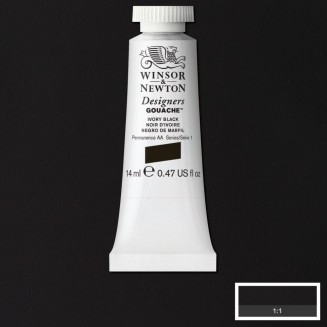 Winsor & Newton 14ml Τέμπερα Designers Ivory Black Serie 1