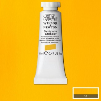 Winsor & Newton 14ml Τέμπερα Designers Permanent Yellow Deep Serie 1