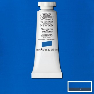 Winsor & Newton 14ml Τέμπερα Designers Phthalocyanine Blue Serie 1