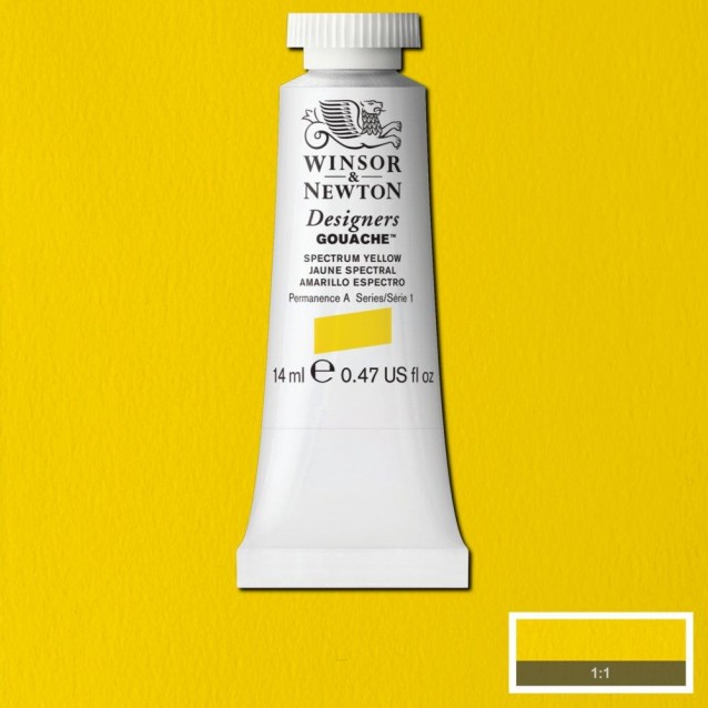 Winsor & Newton 14ml Τέμπερα Designers Spectrum Yellow Serie 1