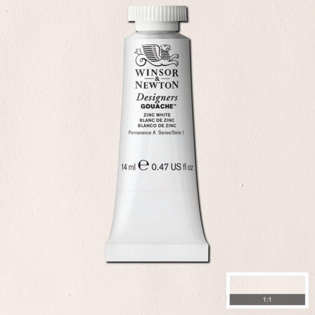 Winsor & Newton 14ml Τέμπερα Designers Zinc White Serie 1