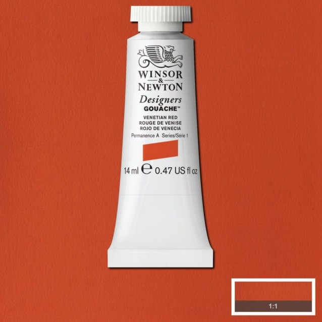 Winsor & Newton 14ml Τέμπερα Designers Venetian Red Serie 1