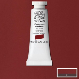 Winsor & Newton 14ml Τέμπερα Designers Red Ochre Serie 1