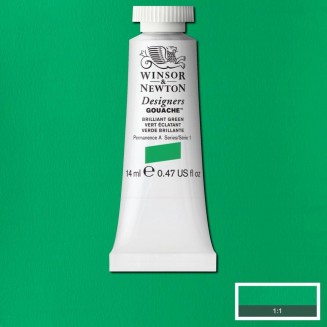 Winsor & Newton 14ml Τέμπερα Designers Brilliant Green Serie 1