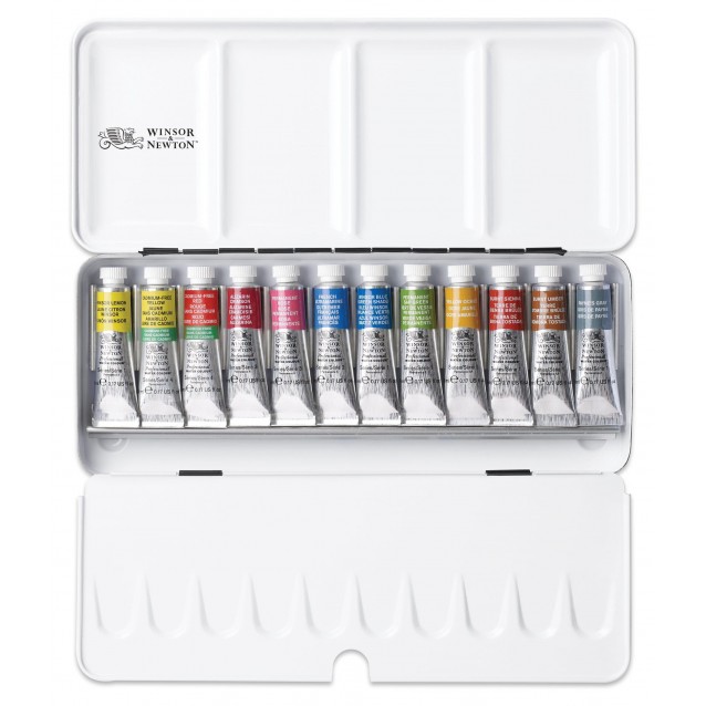 Winsor & Newton Professional Watercolor Metal Box με 12 Σωληνάρια 5ml